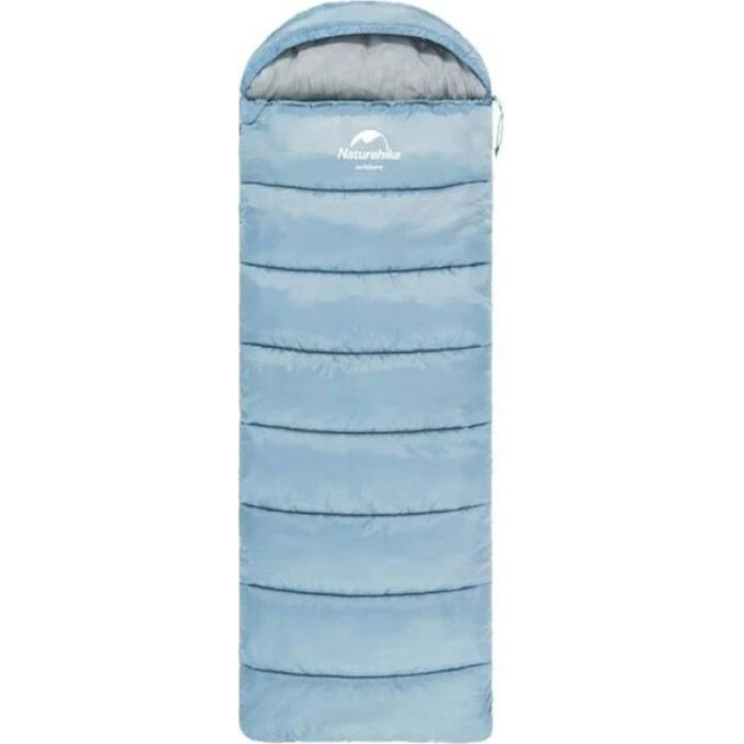 Мешок спальный NATUREHIKE СЕРИЯ U 6927595774908L NH20MSD07 голубой молния слева